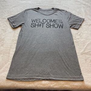 Texas True Threads Gray Graphic Front T-Shirt Size Medium